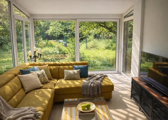 Zentral Mit Gartentraum 3 Schlafzimmer 8 Personen 公寓 *